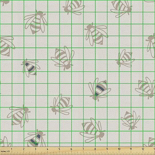 Vista 31 de Ambesonne - Tela de punto elástica