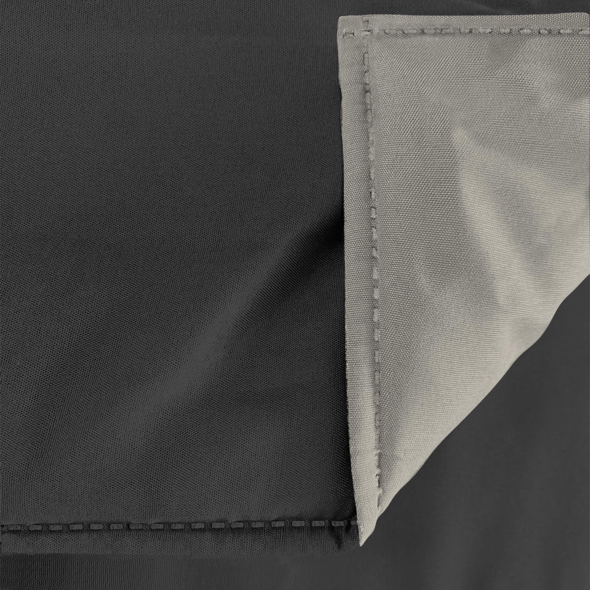 Italian Bed Linen Wintersteppdecke Elegant, Mikrofaser, Hellgrau/Dunkelgrau, 170x260cm