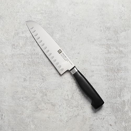 Miniatura 8 de Zwilling JA Henckels - Cuchillo de chef chino tamaño individual 7 pulgadas acero inoxidable negro