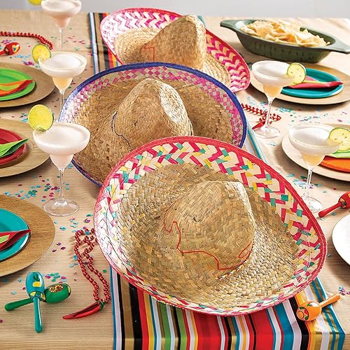 Miniatura 4 de Fun Express Fiesta Sarape - Mantel de plástico en rollo