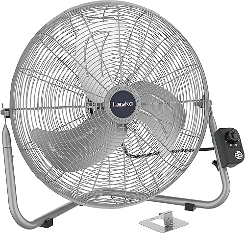 Miniatura 7 de Lasko Montaje rápido de 20 pulgadas de alta velocidad se convierte fácilmente de un ventilador de pared de piso 7 x 22 x 22 pulgadas negro 2264QM