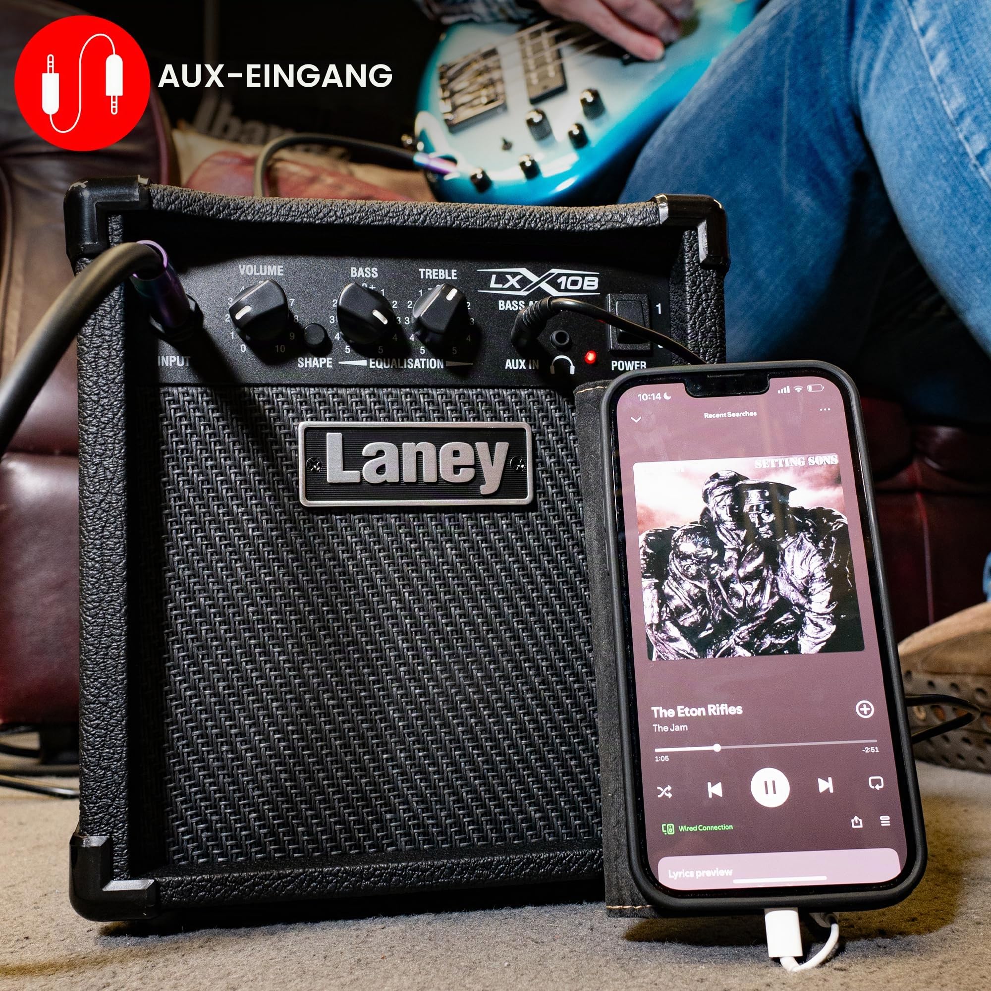 Laney LXB Series LX10B - Bass Guitar Combo Amp - 10W - 5 inch Woofer
