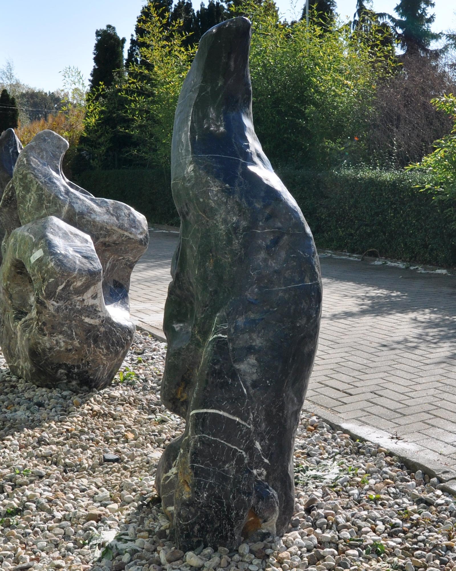 Ozeanfindling Findling Skulptur Naturstein Meeresgestein Gartendeko **Wundervoller Blickfang für Ihren Garten** Einzigartige Form Unikat Einzelstück 519 KG 155 cm HOCH