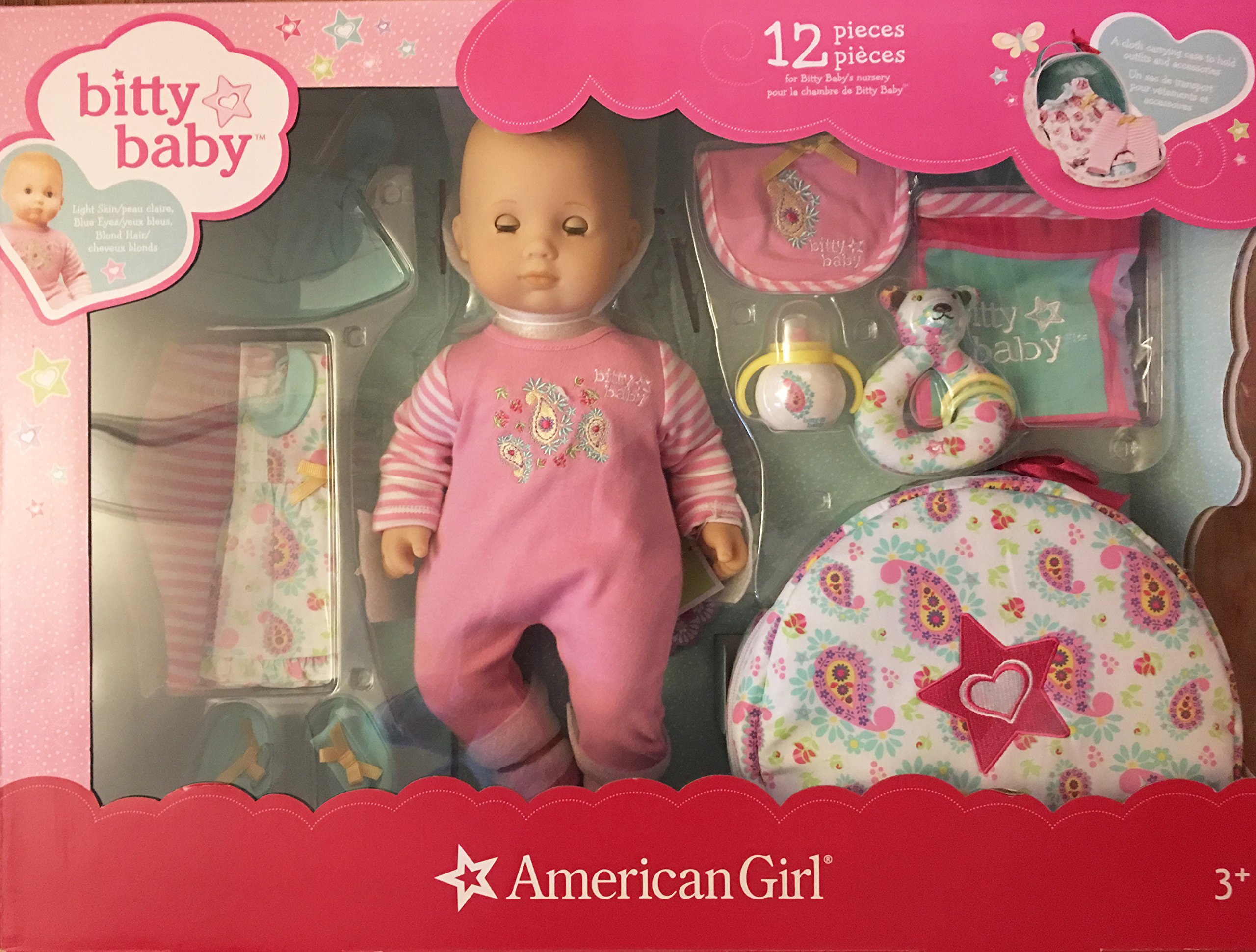 american girl bitty baby 12 piece set