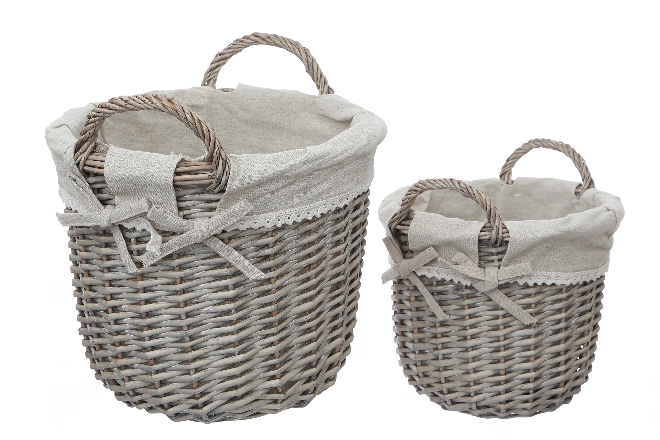 Paniers de rangement Mesa Premier Housewares en fibre naturelle pour un salon bohème épuré