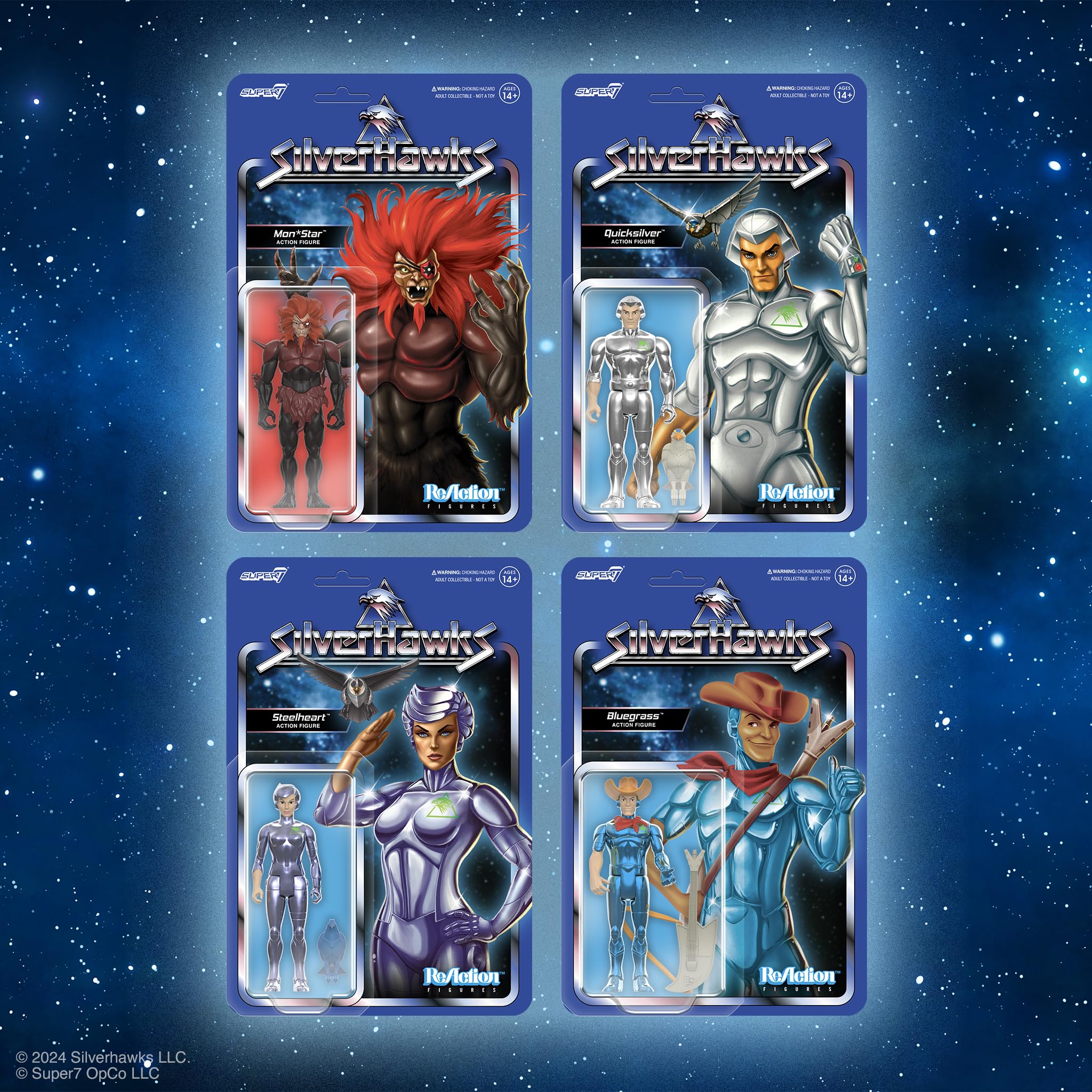 Amazon.com: Super7 SilverHawks Steelheart (Toy Version) Reaction