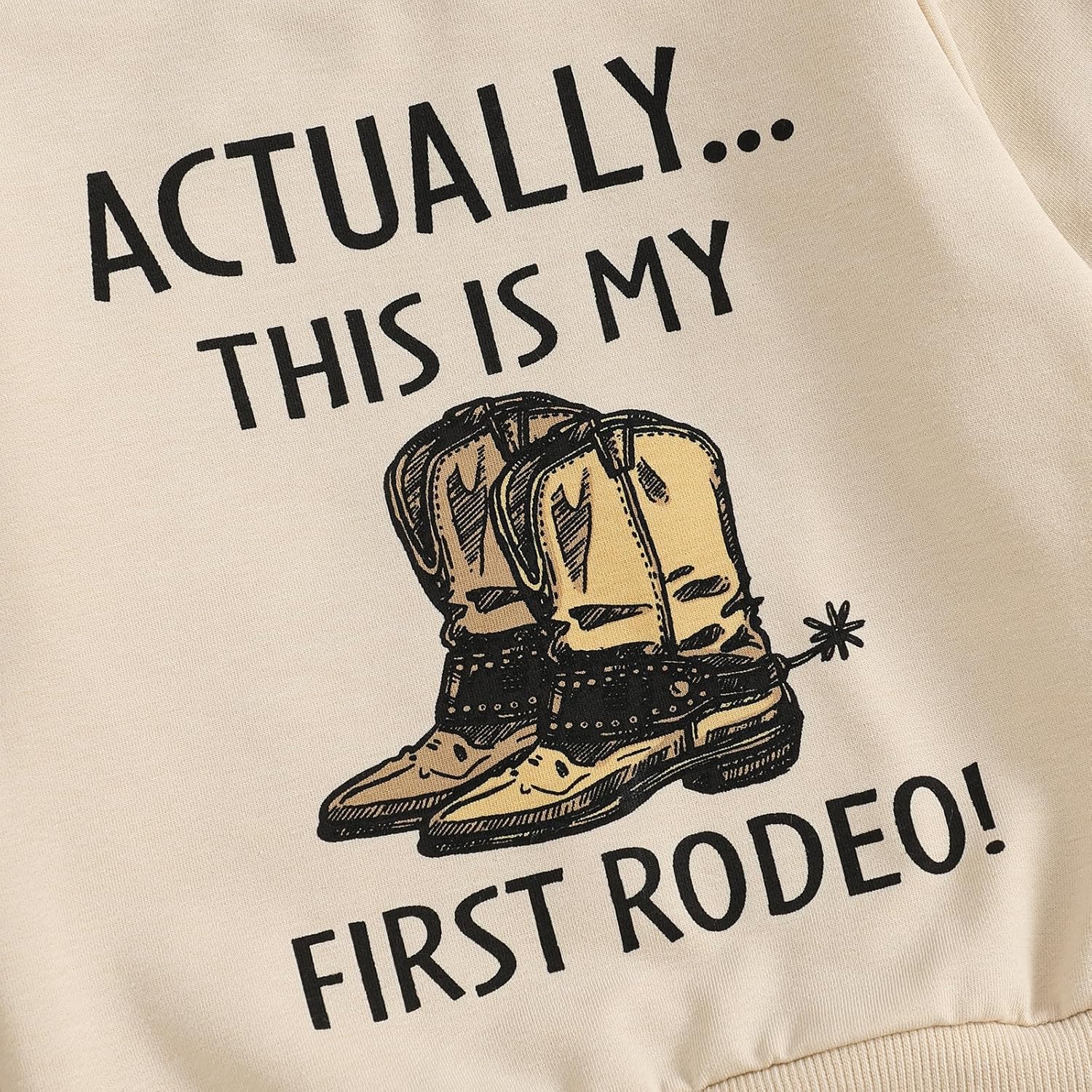 My First Rodeo Outfit Infant Toddler Baby Boy Long Sleeve Shirts with Pants 2Pcs Western Winter Clothes - Image 5