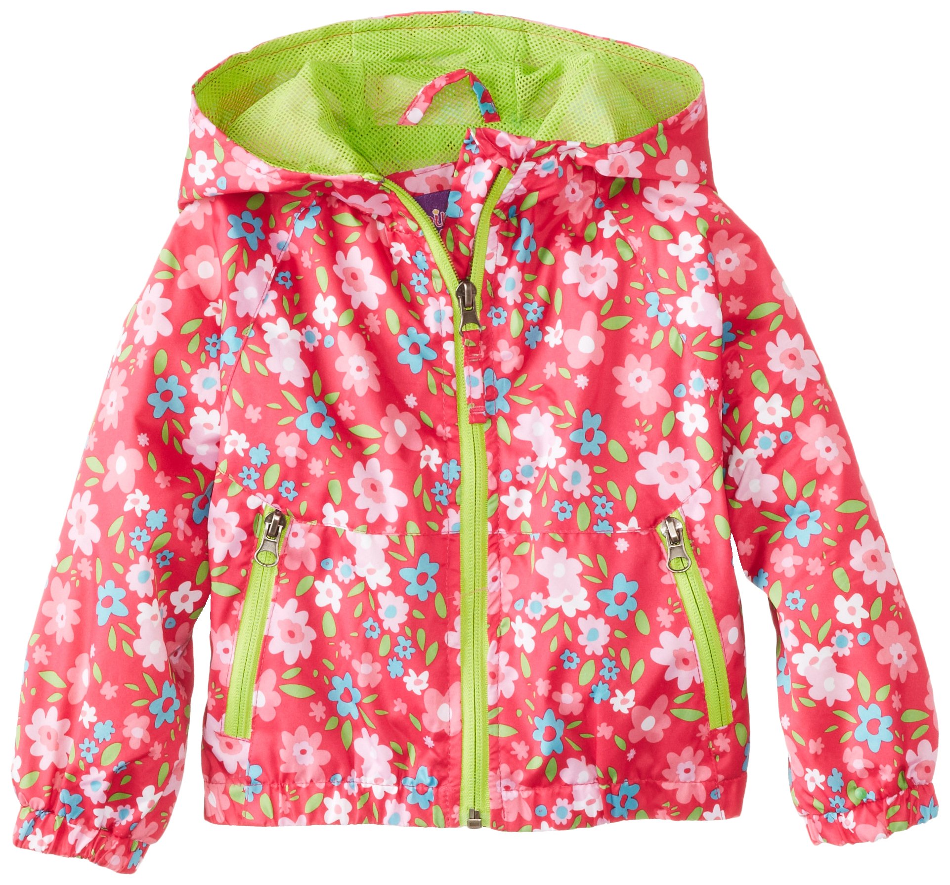 Pink Platinum Little Girls' Floral Print Outerwear Jacket