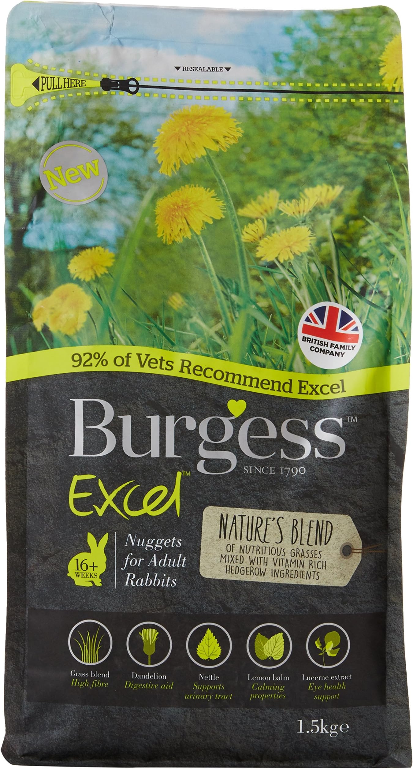 Medimal Burgess Excel Nature Blend 3.3 lbs (1.5 kg)