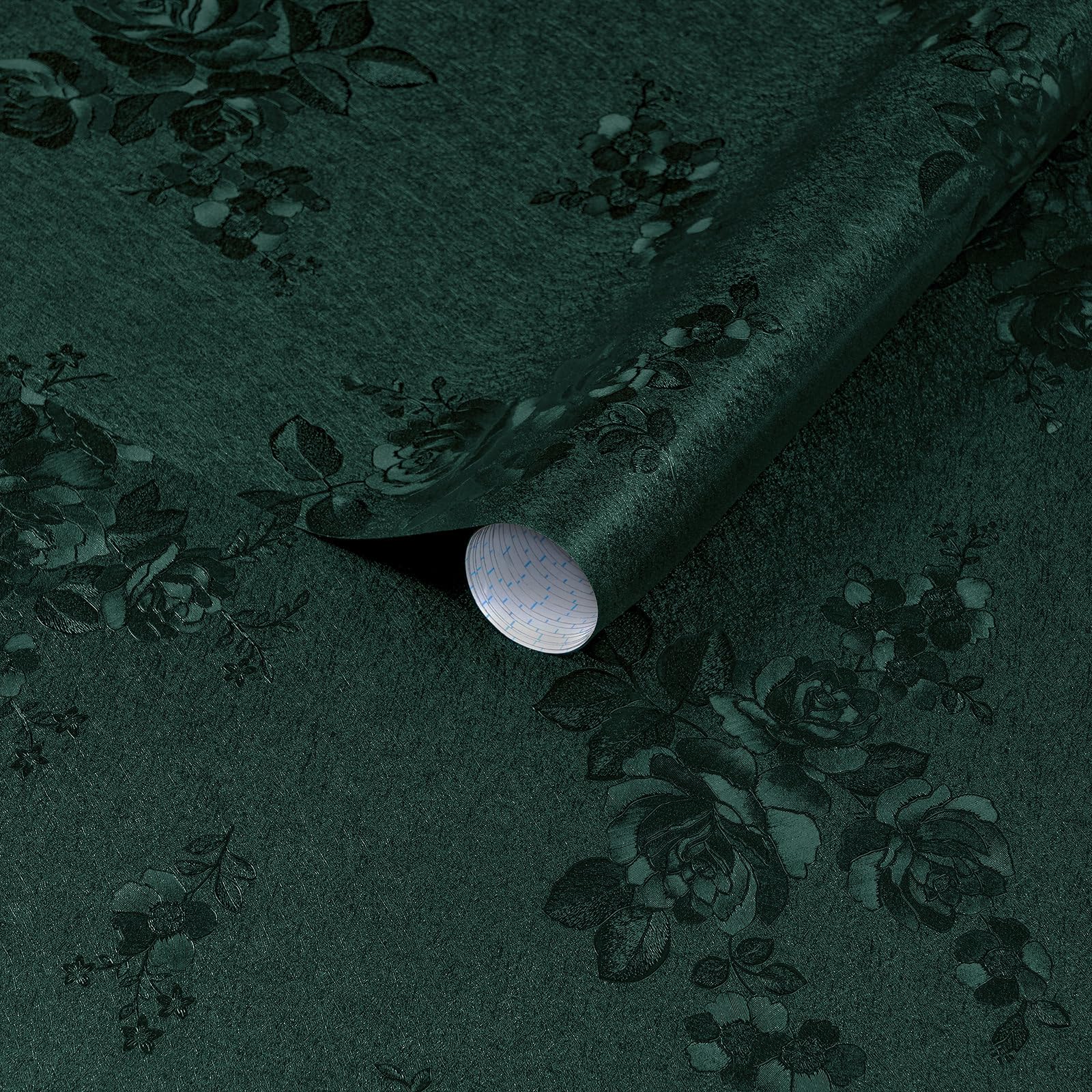 Photo 1 of Dimoon Blackish Green Peel and Stick Wallpaper