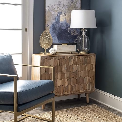 Miniatura 10 de nuLOOM RJT01AA Eagan - Lámpara de mesa de cristal de 24 pulgadas, altura, color dorado