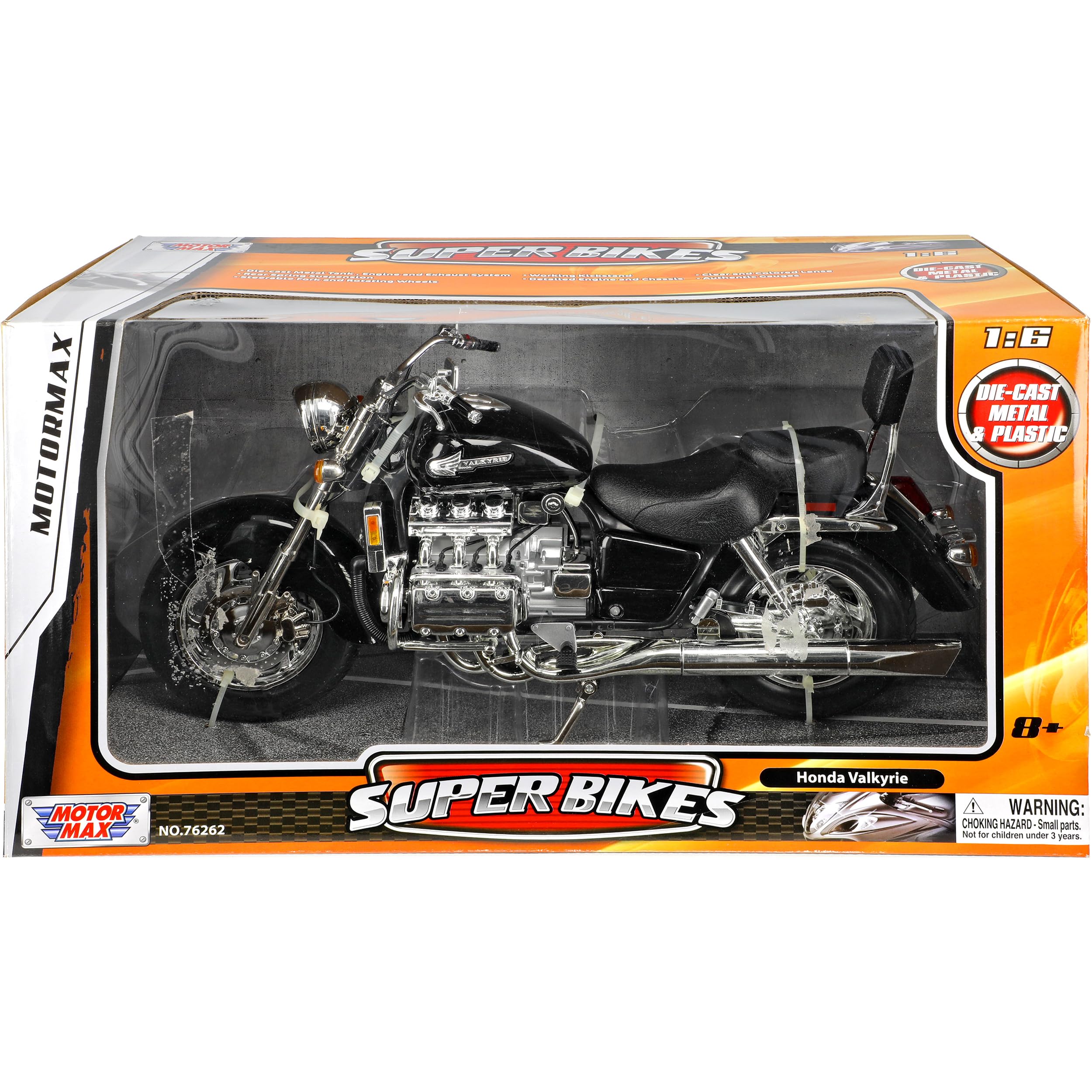 MOTORMAX Honda Valkyrie ワルキューレフィギュア 1/6 Amazon | Motormax 1/6 ホンダ Valkyrie 黒 | ミニカー・ダイ