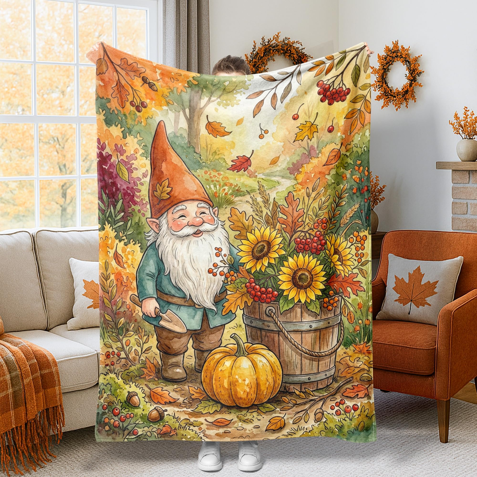 Couverture flanelle douce pour des soirées cocooning réussies sur le canapé