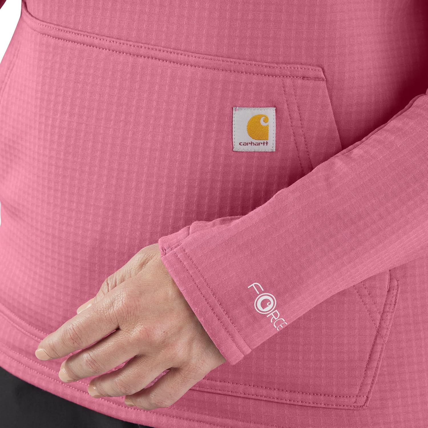 Carhartt Women's 106453 Women's Force Relaxed Fit Long-Sleeve Pullover - Image 3