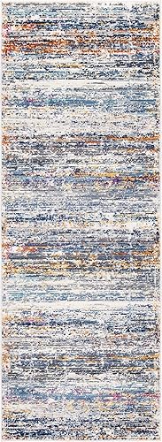 Miniatura 4 de Rugs.com Malibu Collection - Alfombra de pasillo de 6 pies, alfombra de pelo bajo múltiple perfecta para pasillos y entradas