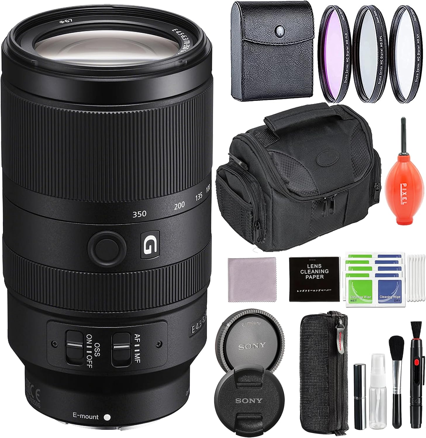 Amazon.com : Sony Alpha 70-350mm F4.5-6.3 G OSS Super-Telephoto APS-C ...
