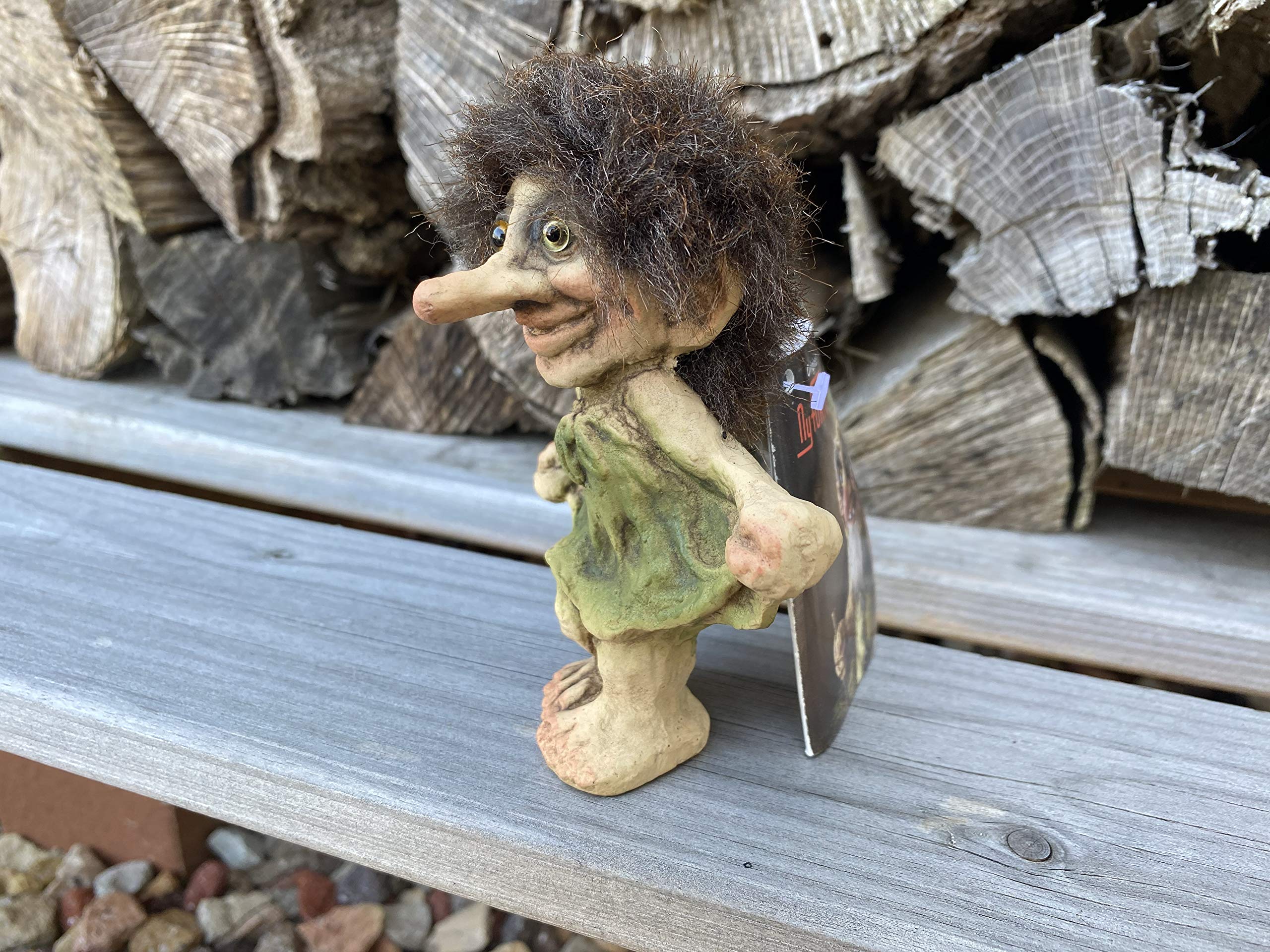 TROLL NYFORM 030 DANCING GIRL ORIGINALE COLLEZIONE NORVEGESE PORTAFORTUNA