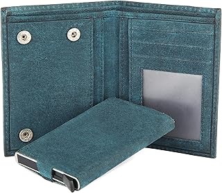 wildhorn RFID Protected Leather Wallet for Men, Blue Hunter-picture-31