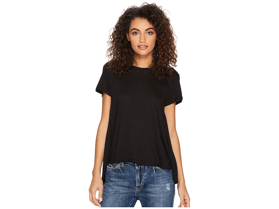 

Free People Its Yours Tee (Black) Women's T Shirt