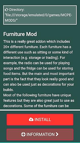 Furniture Mod