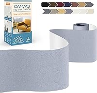 Vista 27 de KING MOUNTAIN Parche de reparación de lona de 9 x 11 pulgadas, 2 piezas, parche de tela impermeable autoadhesivo para sofás, tiendas de campaña