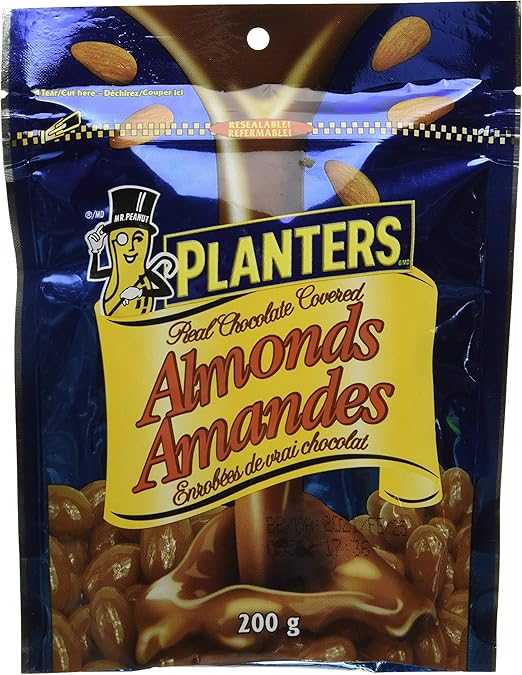 Planters Chocolate Covered Almonds, 200 Grams Amazon.ca Grocery
