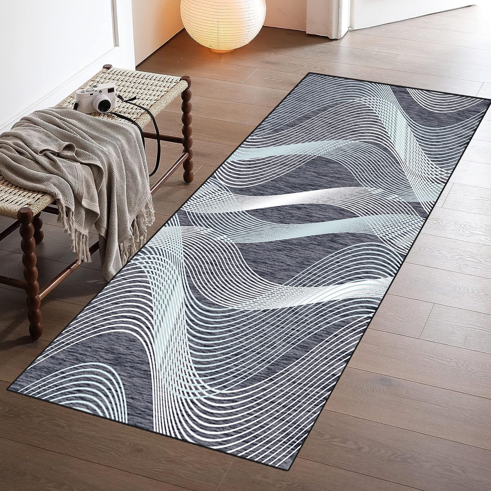 Tapis de couloir intérieur 80 x 240 cm moquette de passage haut de gamme