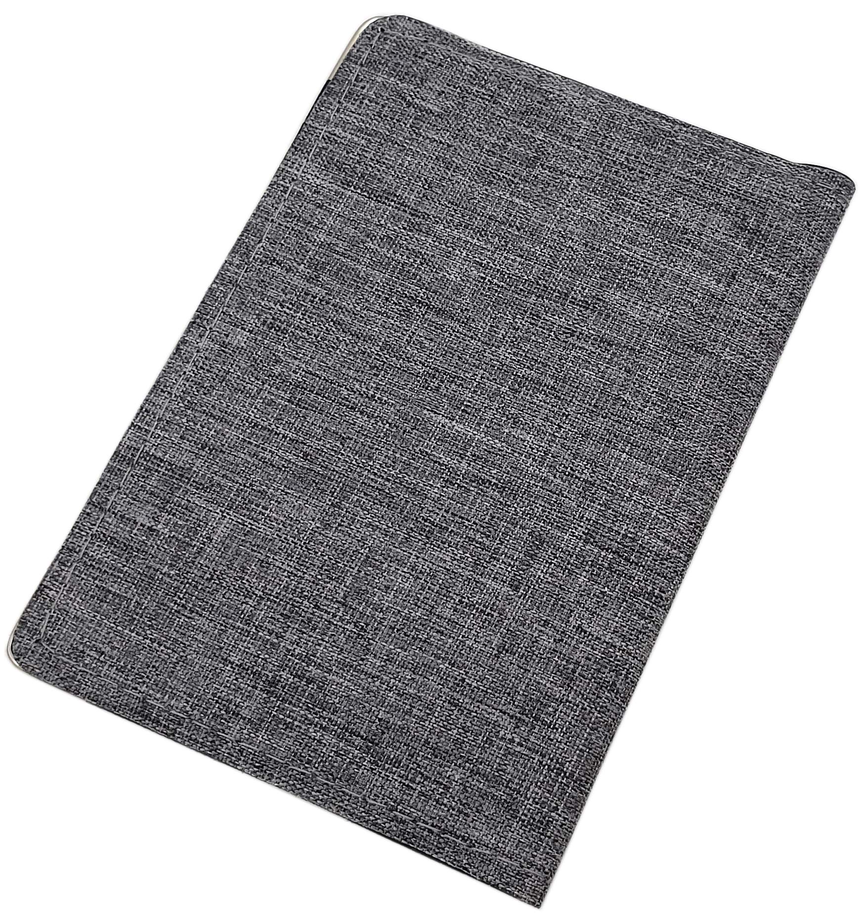 Etui na dowód osobisty / etui na dowód osobisty / etui na karty kredytowe / etui na karty z metalowymi narożnikami 4 przegródki w kolorze szarym, szary, Einheitsgröße, Simple