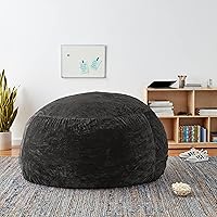 Vista 2 de Chill Sack Funda para silla puf, 5 pies, Ultrafur - Carbón