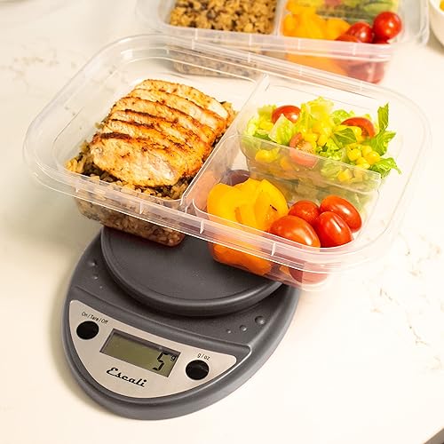 Vista 36 de Escali Balanza de cocina digital Primo (capacidad de 11 libras/ 5 kg) (aumento de 0.05 oz/ 1 g) Balanza de alimentos de primera calidad para hornear