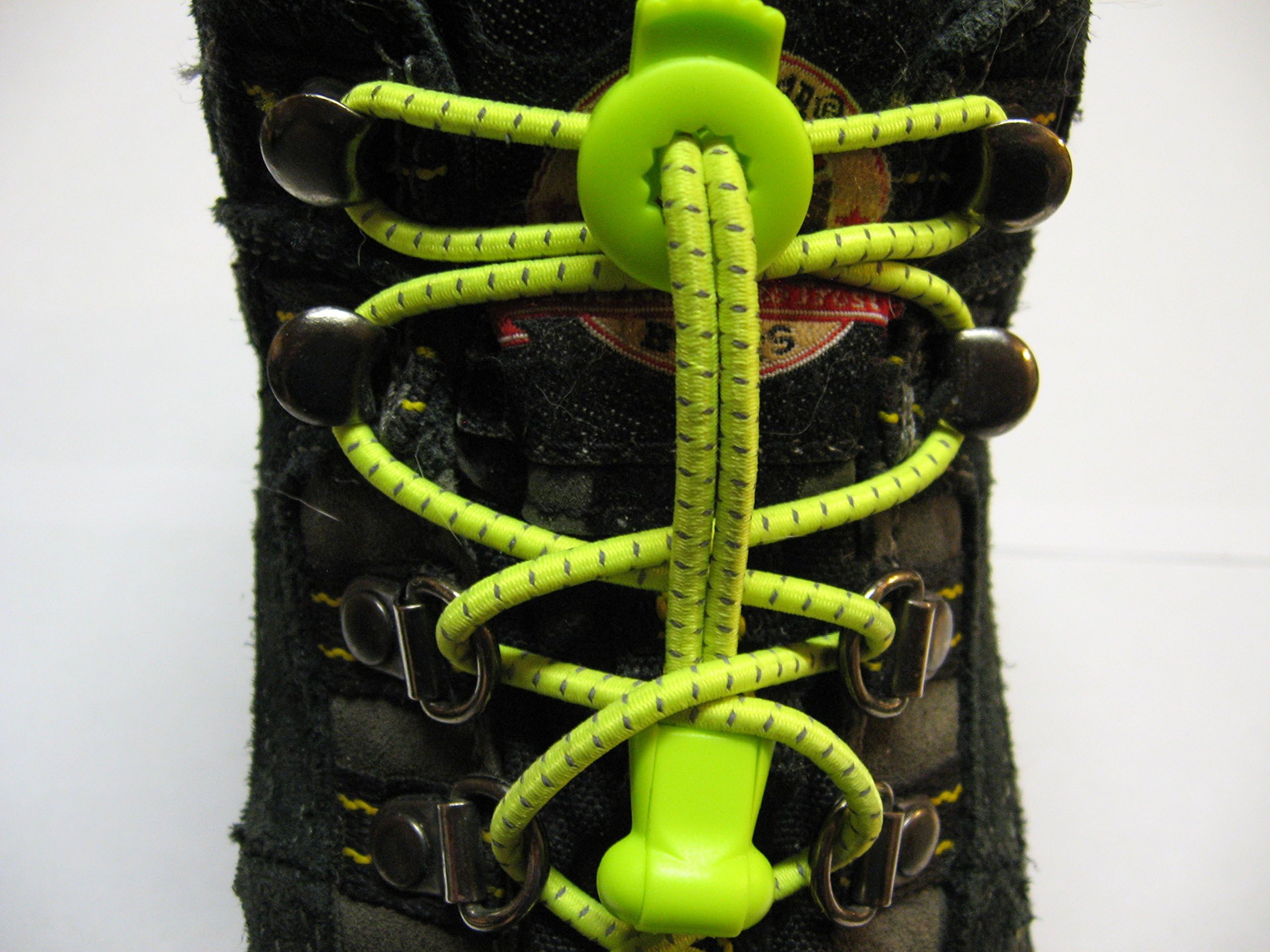 Yellow No Tie Shoelaces