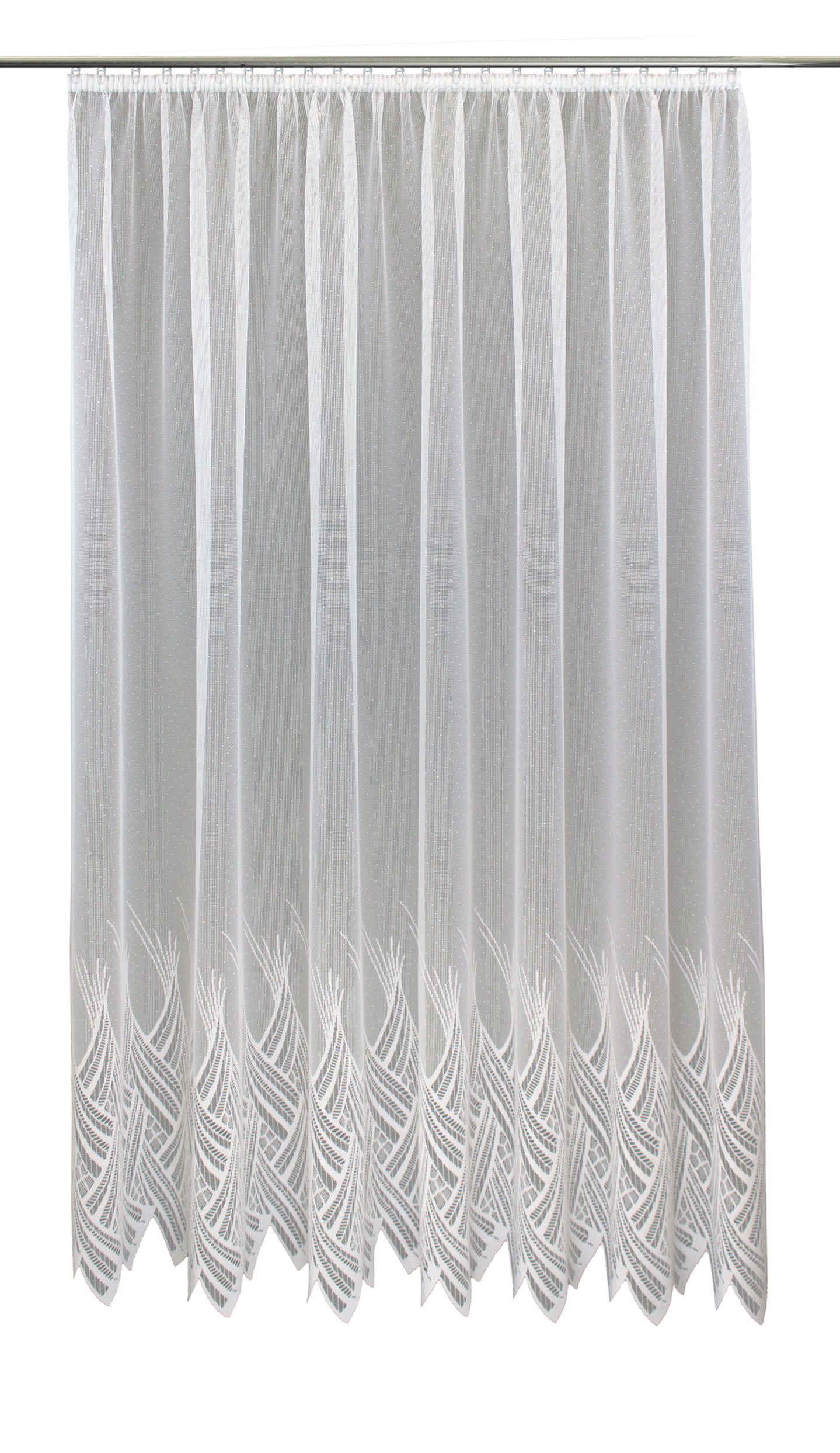 Anna Cortina 8833832 – 125 X 750 Bianco Tende, Tessuto, Bianco, 125 x 750 cm