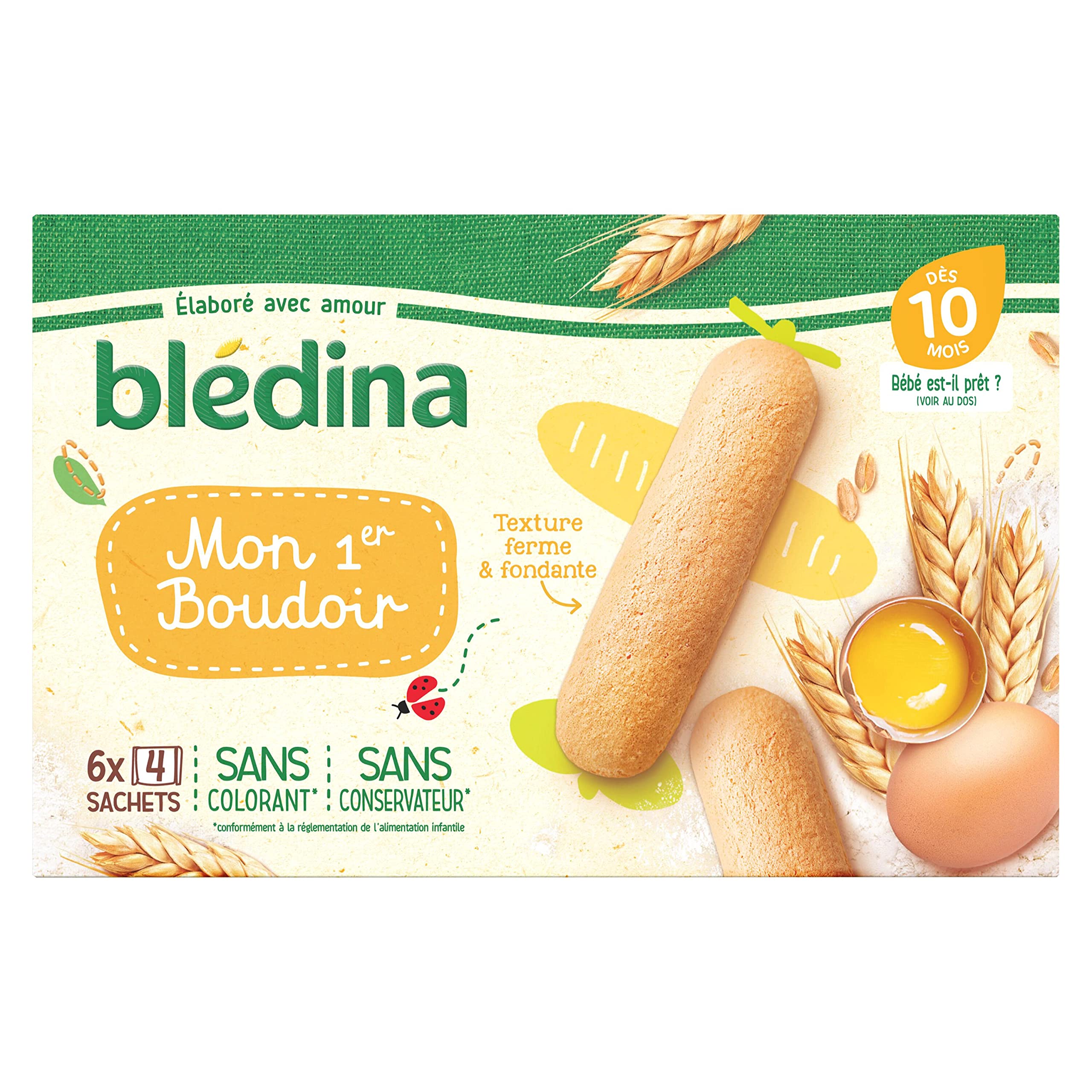 Blédina Mon 1er Boudoir dès 10 mois 120 g - Paquet de 12