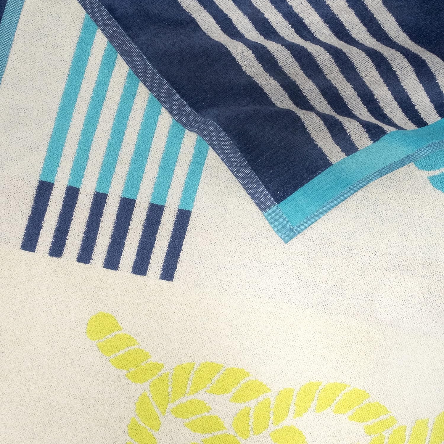 Superior Marine Knots Oversized Towel, 35" x 67", Royal Blue