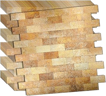10-Sheet Peel and Stick Backsplash Tiles, Grey Coffee
