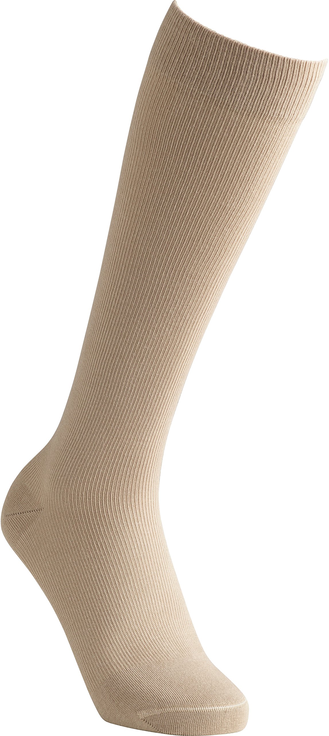 Cosyfeet Women's Oatmeal Anti‑Dvt Travel Socks - M