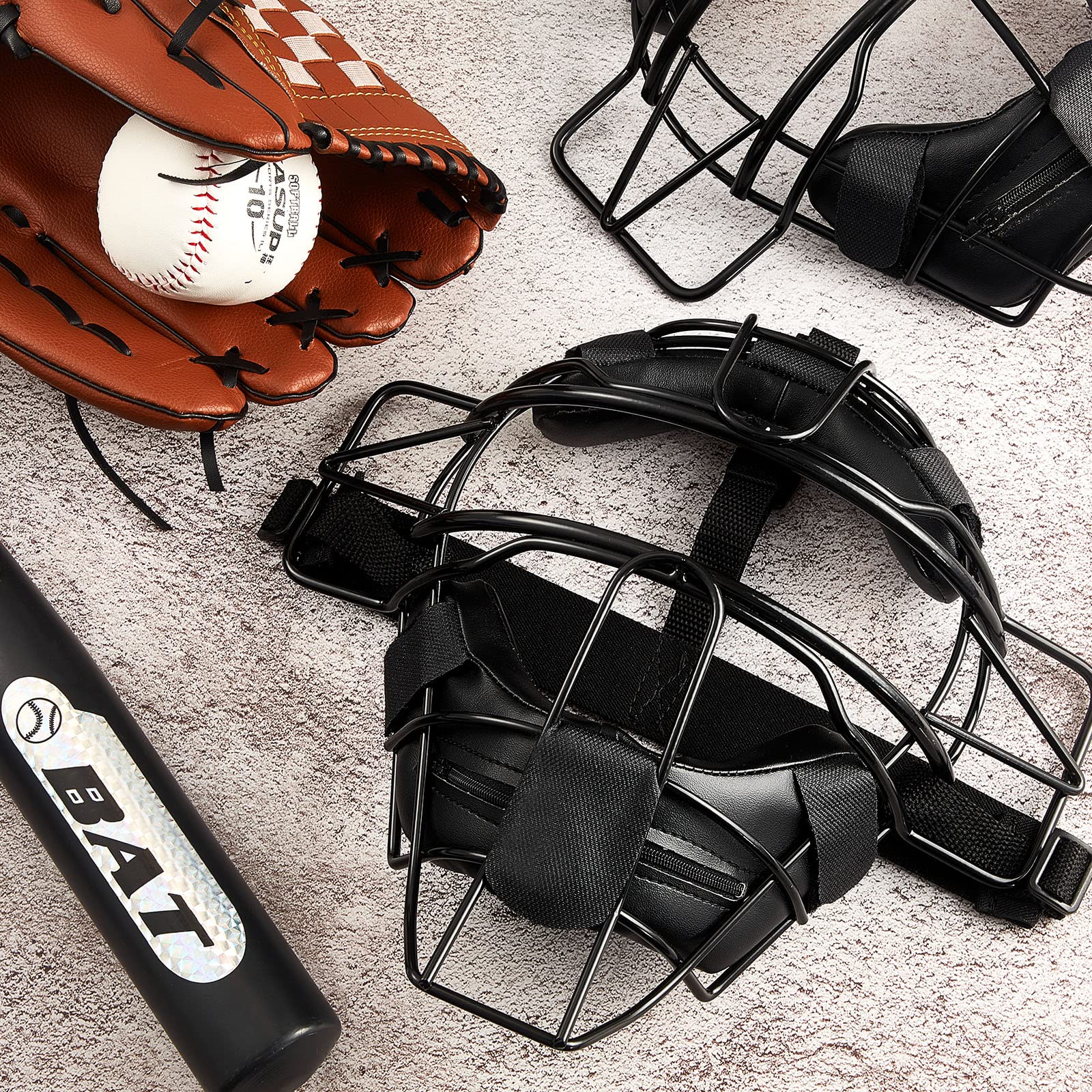 Masque D'Arbitre Baseball/Softball Noir - Style Pro All-Star - Occasion
