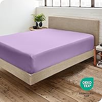 Vista 192 de Bare Home - Sábana bajera de microfibra 1800 muy suave y duradera, para colchones altos tamaño individual, color gris pardo