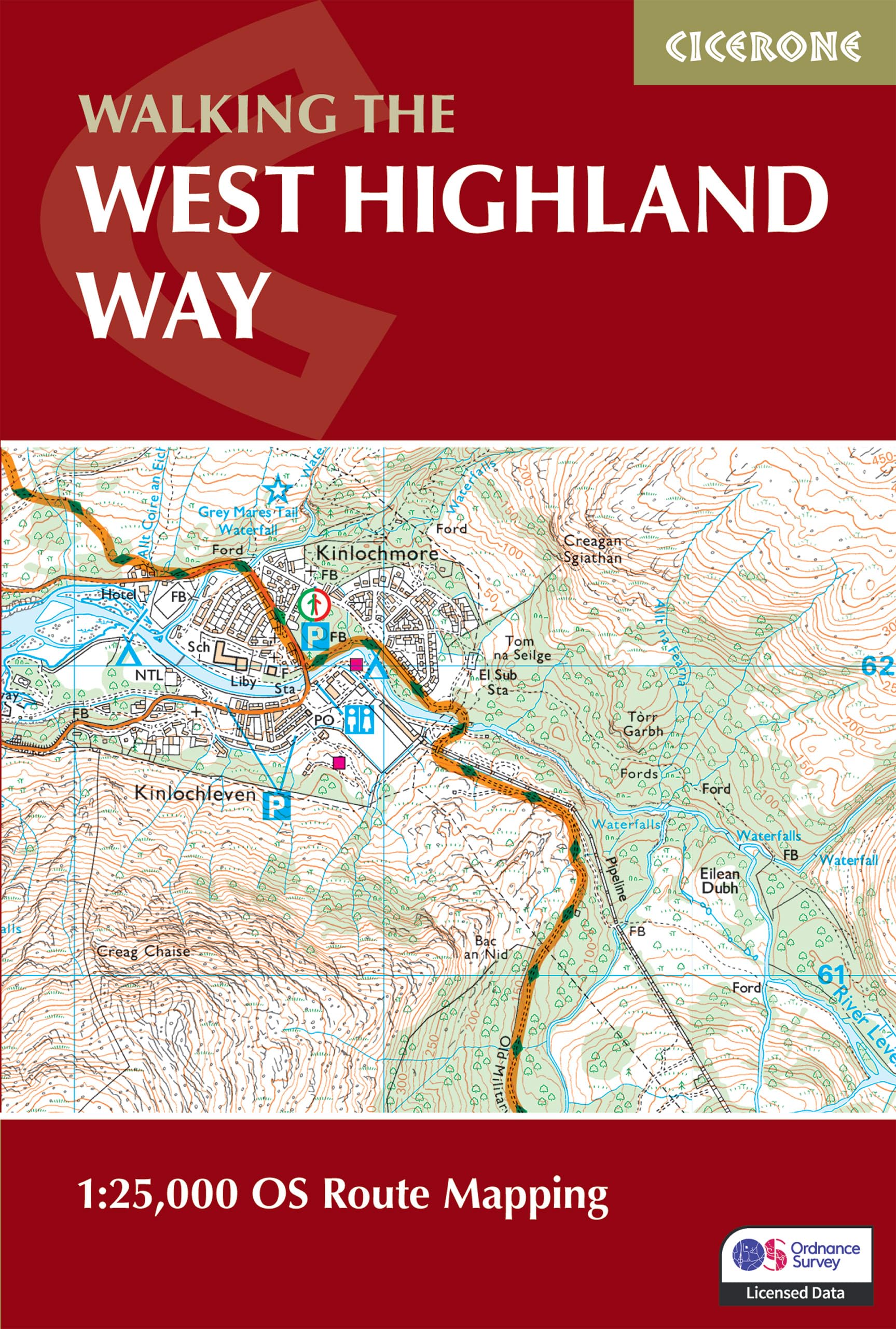 West Highland Way Map Booklet: 1:25,000 OS Route Mapping (Cicerone National Trail Maps)