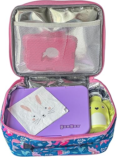 Miniatura 5 de Yumbox Prêt - Lonchera Bento de acero inoxidable a prueba de fugas, tamaño de porción saludable de 3.4 tazas para una alimentación equilibrada,
