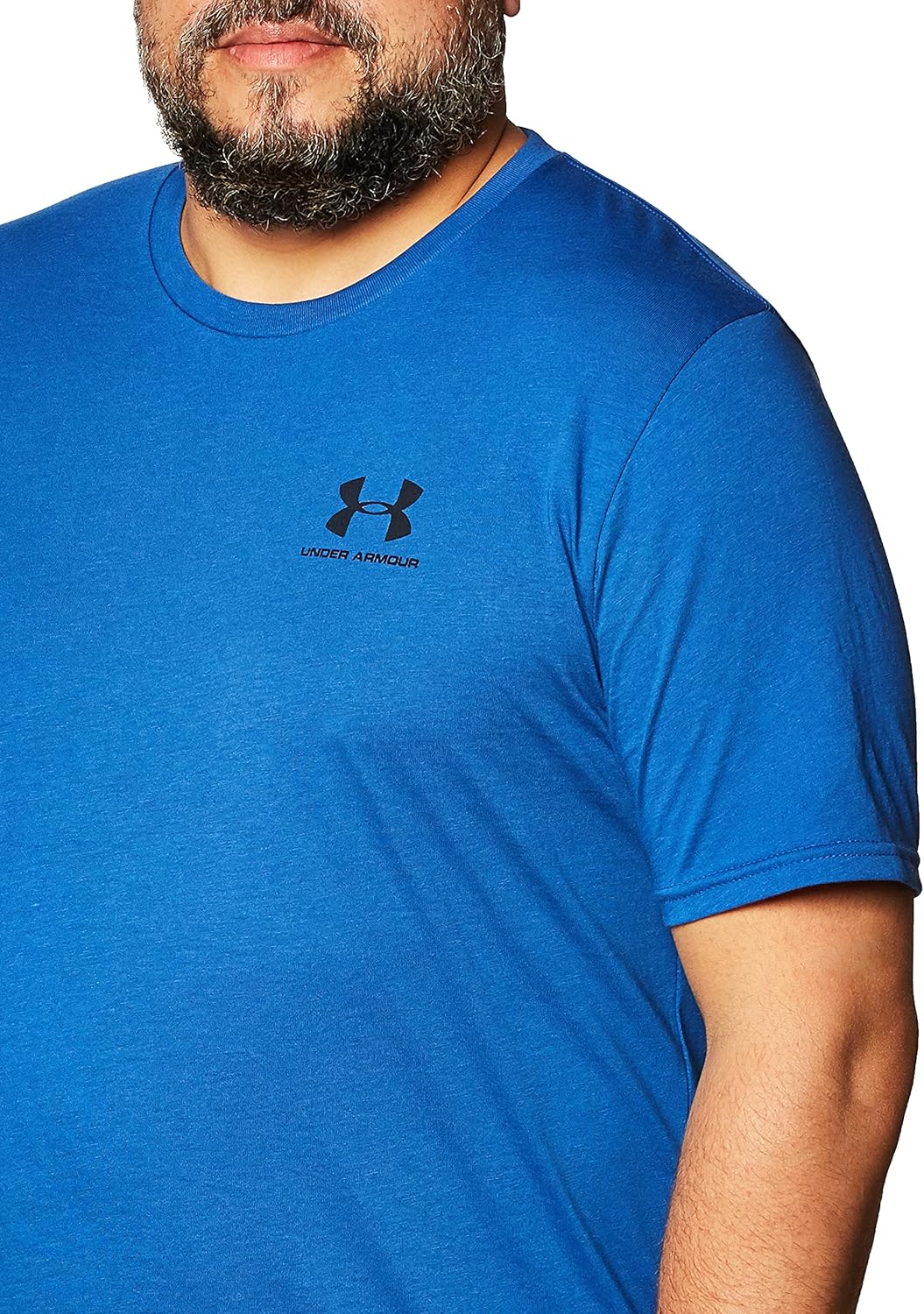 Under Armour Men's Sportstyle Left Chest Short Sleeve T-shirt Standard X-Large Electric Blue (428)/Black