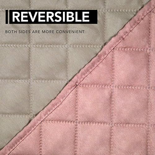 Miniatura 598 de Easy-Going - Funda reversible para sofá, resistente al agua, con varillas de espuma y correas elásticas, protector de muebles para mascotas y perros