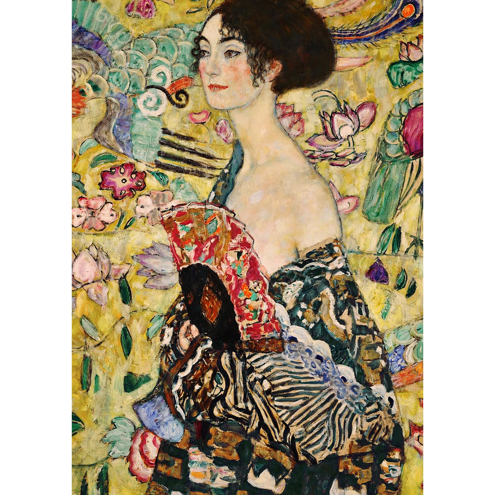 MISITU Puzzle 2000 Pezzi per Adulti Dipinto di Gustav Klimt Puzzle Familiare Gioco Intellettuale Arte Puzzle Giocattolo Regalo per Bambini