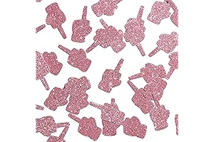 50 X Pink Middle Finger Confetti | Divorce Party Confetti | Break-up Party Decorations