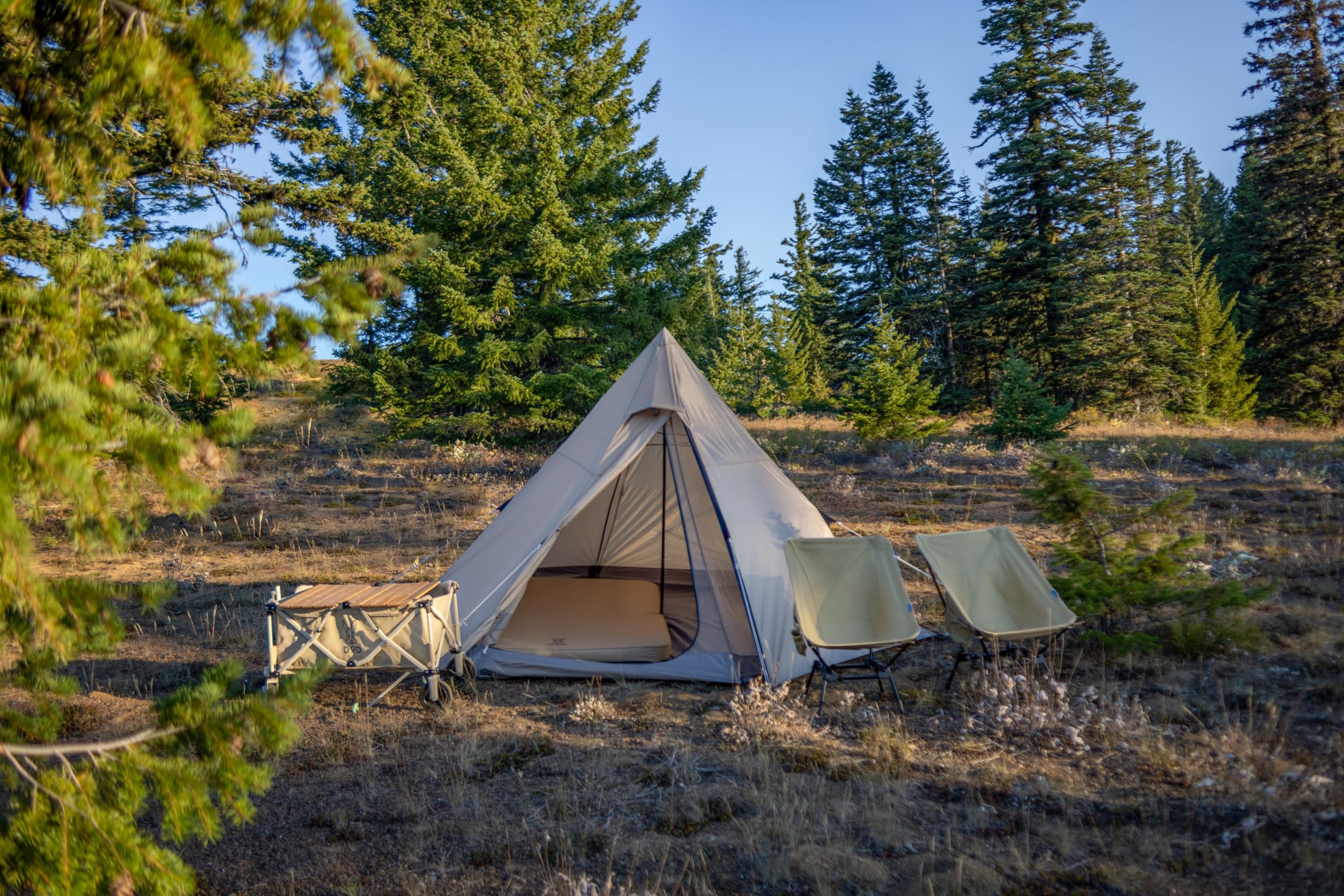 DOD Tenda Ichi One Pole – Uma barraca espaçosa estilo Teepee/Tipi