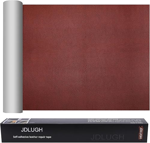 Miniatura 8 de Cinta de parche de reparación de cuero para sofá, de 15 x 60 pulgadas, gran autoadhesivo, para asiento de automóvil, muebles de cuero, kit de