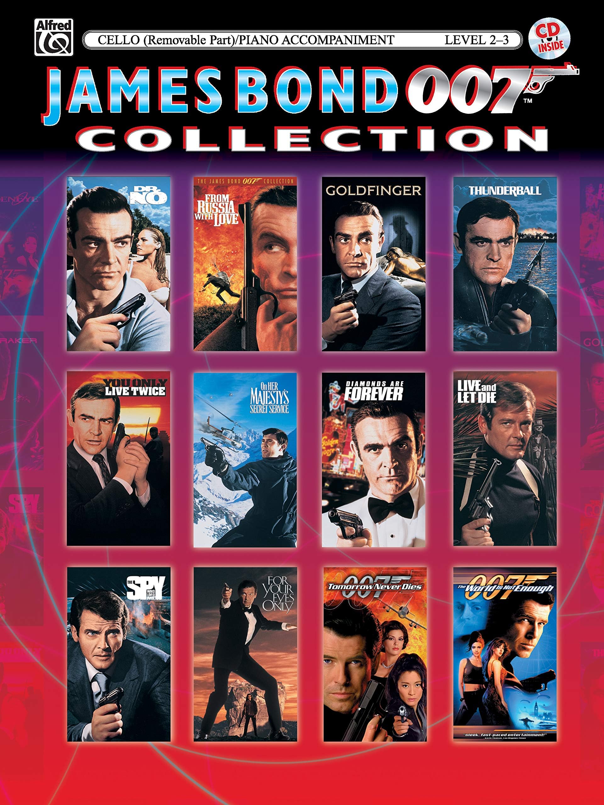 James Bond 007 Collection for Strings: Cello (with Piano Acc.), Book & Online Audio/Software