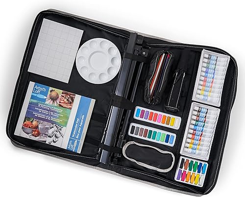 Miniatura 4 de MICHAELS Juego de arte de caballete de lujo de 101 piezas por Artist's Loft™ Necessities™