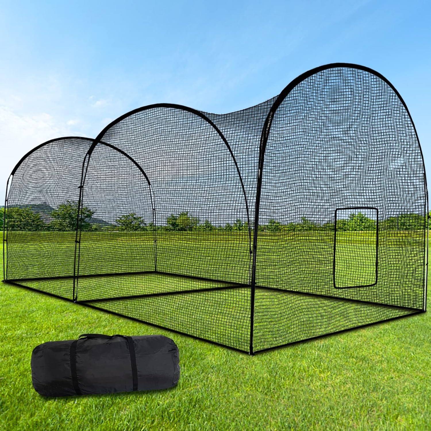 Baseball Batting Cage,Backyard Batting Cage Net, Portable