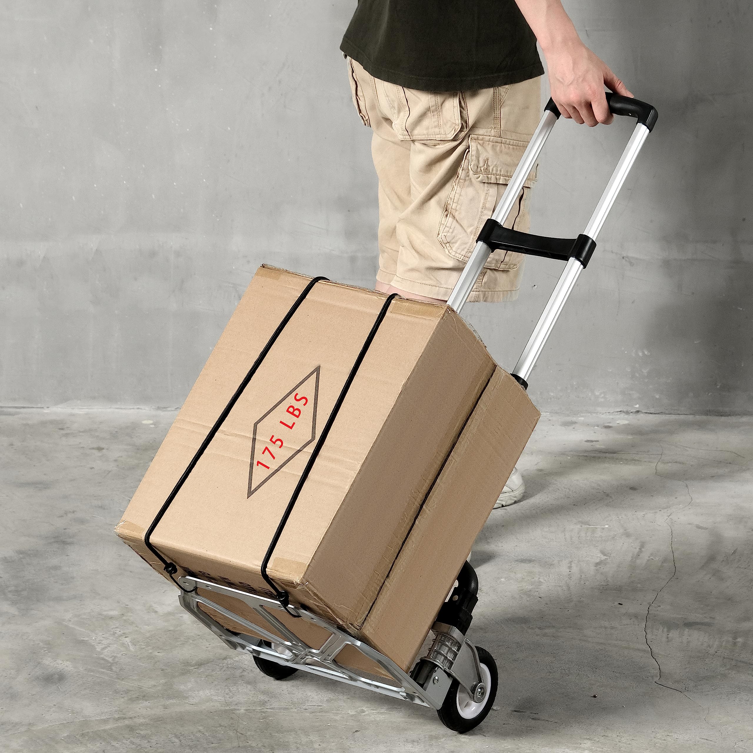 Amazon.co.jp: Palmhomee ドリーカート 折りたたみ式ハンドトラック